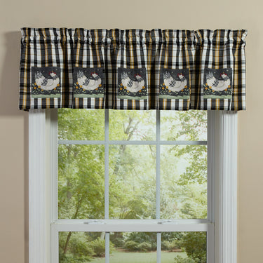 My Little White Hen Decorative Valance 14